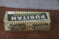 Vintage Puritan Olive Oil Box 