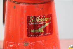 Vintage Quart Pourer with Silkolene Sticker Attached