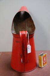 Vintage Quart Pourer with Silkolene Sticker Attached