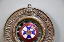 Vintage RAC Queensland Associate Car Badge 