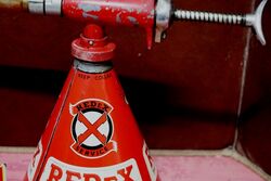 Vintage REDeX Fuel Additive Embossed Dispenser