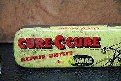 Vintage ROMAC CureCCure Cycle Tyre Repair Outfit Tin
