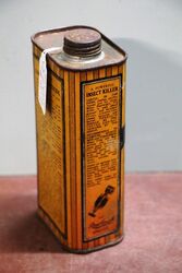 Vintage Rawleighand39s Pyrethro Fly Killer 18 Fluid Oz Tin