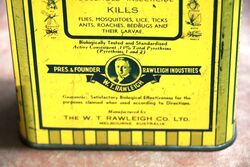 Vintage Rawleighand39s Pyrethro Fly Killer 40 Fluid Oz Tin