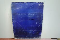 Vintage Reckitts Blue Pictorial Tin Advertising Sign 