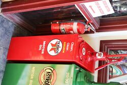 Vintage Restored Texaco Hi Boy, Garage Oil Dispenser. #