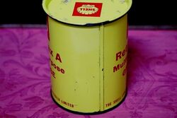Vintage Retinax A MultiPurpose Grease 1lb Tin