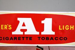 Vintage Ringers A 1 Light Cigarette Tobacco  Tin Sign 