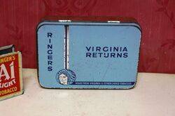 Vintage Ringers Virginia Returns Tobacco Tin.