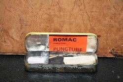 Vintage Romac Puncture Repair Outfit Tin