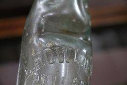 Vintage Rowlands Ballarat Soft Drink Bottle 