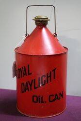 Vintage Royal Daylight Oil Can In Very Good Original Condition 
