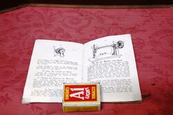 Vintage SOEASY Sewing Machine Instructions