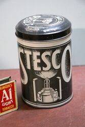 Vintage STESCO Hikers Stove Tin and Contents