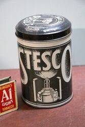 Vintage STESCO Hikers Stove Tin and Contents
