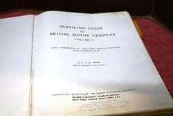 Vintage Servicing Guide to British Motor Vehicles Vol 5
