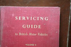 Vintage Servicing Guide to British Motor Vehicles Vol 8