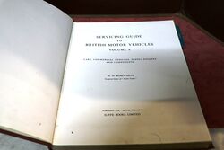 Vintage Servicing Guide to British Motor Vehicles Vol 8