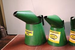 Vintage Set of 3 Duckhams Pourer Jugs 