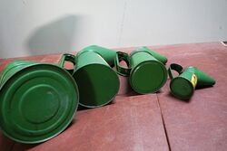 Vintage Set of 3 Duckhams Pourer Jugs 