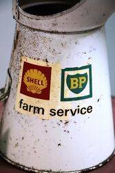 Vintage ShellBP Farm Service One Quart Pourer