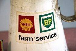 Vintage ShellBP Farm Service One Quart Pourer