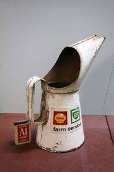 Vintage ShellBP Farm Service One Quart Pourer