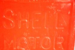 Vintage Shell 2 gal Running Board Fuel Can 