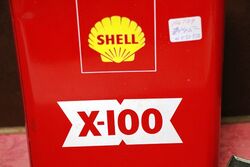 Vintage Shell 30 X100 Motor Oil 2 litre Tin