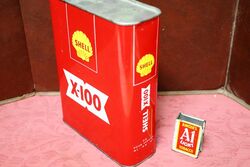 Vintage Shell 30 X100 Motor Oil 2 litre Tin
