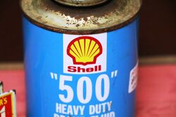 Vintage Shell 500 Heavy Duty Bake Fluid one pint Tin