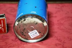 Vintage Shell 500 Heavy Duty Brake Fluid 1 pint Blue Tin