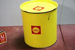 Vintage Shell 5lb Petroleum Jelly Tin
