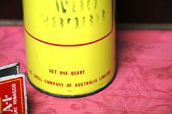 Vintage Shell Aero Shell W80 One Quart Tin