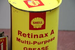 Vintage Shell Aust 1 lb Retinax A Grease 3 Tin