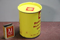 Vintage Shell Aust 1 lb Retinax A Grease 3 Tin