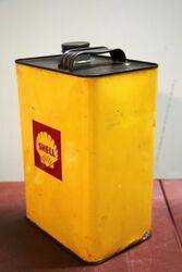 Vintage Shell Diala Oil BX One Gallon Tin
