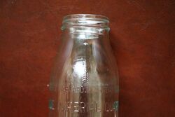 Vintage Shell Embossed One Quart Oil Bottle