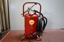 Vintage Shell Forecourt Greaser in Original Condition.