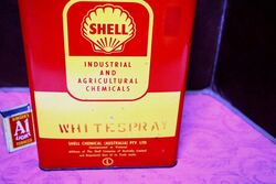 Vintage Shell Industrial and Agricultural Chemicals 1gal Tin
