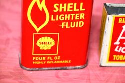 Vintage Shell Lighter Fluid 4oz Oiler