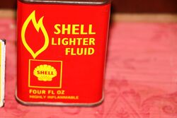 Vintage Shell Lighter Fluid 4oz Oiler