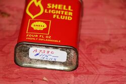Vintage Shell Lighter Fluid 4oz Oiler