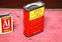 Vintage Shell Lighter Fluid Four oz Oiler
