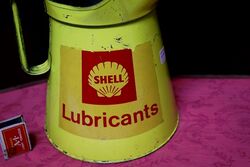 Vintage Shell Lubricants One Gallon Oil PourerJug