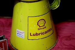 Vintage Shell Lubricants One Litre Oil PourerJug