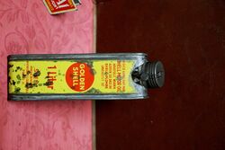 Vintage Shell Motor Oil Tri Shape 1litre Tin