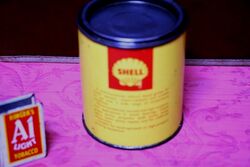 Vintage Shell Retinax and39A 1lb Grease Tin