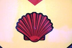 Vintage Shell Specialised Lubrication Octagonal Enamel Sign 