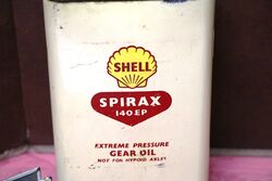 Vintage Shell Spirax 140 EP Gear Oil 1 Quart Tin